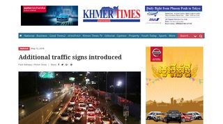 Additional traffic signs introduced - Khmer Times