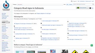 Category:Road signs in Indonesia - Wikimedia Commons