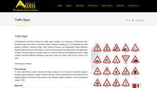 traffic in uae, traffic signs in uae, safety signs in ... - Access Advertising