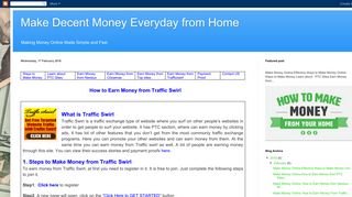 Earn Money from Trafficswirl - Make Decent Money Everyday from Home