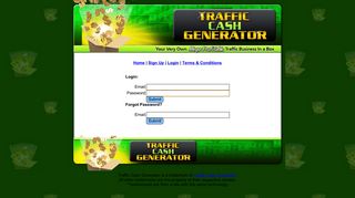 Login - Traffic Cash Generator