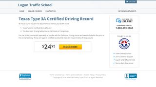 Logon Traffic School Online Courses - Defensive Driving Course