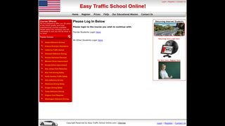 Easy Traffic School Online.com - Login to Online Traffic School