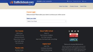 Log Back into your Online Defensive Driving, Drivers Ed or Traffic ...