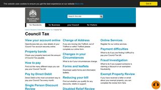 Council Tax - Trafford Council