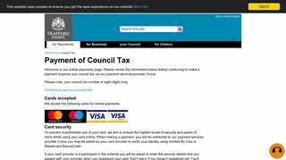 Payment of Council Tax - Trafford Council