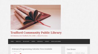 Trafford Community Public Library – 416 Brinton Ave Trafford, PA ...