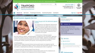 Admissions Appeals Service | Trafford Services for Education
