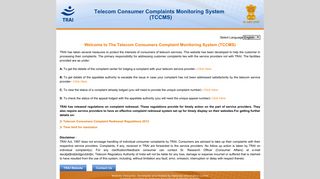 Telecom Consumer Complaints Monitoring System