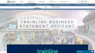 Trainline Business Statement Account - Diners Club International
