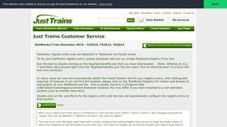 Just Trains Support - RailWorks/Train Simulator 2015 - TS2015 ...