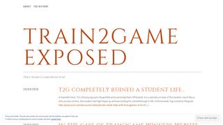 train2game exposed – They train 2 gain from you!