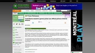 Gamasutra - Press Releases- Train2Game student's games portal now ...