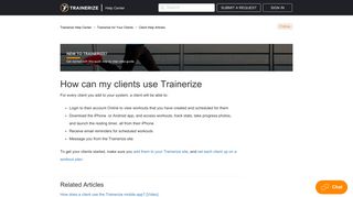 How can my clients use Trainerize – Trainerize Help Center