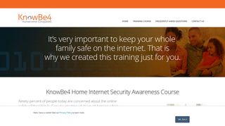 KnowBe4 Home Security Awareness Training | KnowBe4