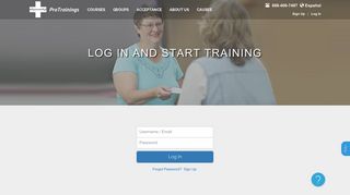 ProTrainings Login - Resume Your Training