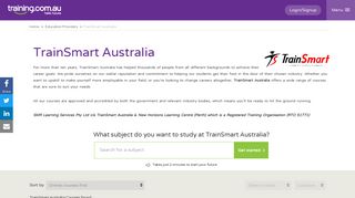 TrainSmart Australia - Training.com.au