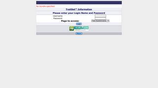 Please enter your Login Name and Password - Traitset - Login for ...