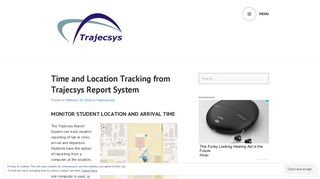 Time and Location Tracking from Trajecsys Report System – Trajecsys ...