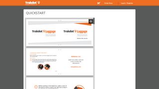 Quickstart | Trakdot Luggage Tracker
