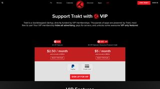 Support Trakt with VIP! - Trakt.tv