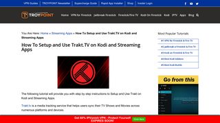 How To Setup and Use Trakt.TV on Kodi and Streaming Apps