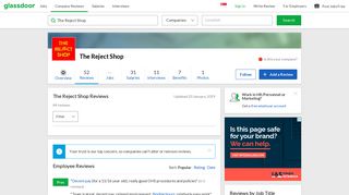 The Reject Shop Reviews | Glassdoor.sg