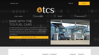 TransConnect Services | TCS Fuel Cards for Trucking Companies