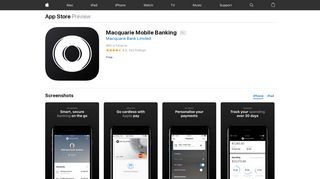 Macquarie Mobile Banking on the App Store - iTunes - Apple