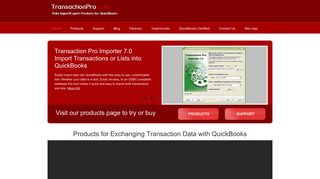 Transaction Pro: QuickBooks Import Export Tools