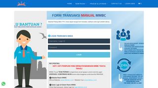 Transaksi Manual MMBC - MMBC Tour & Travel