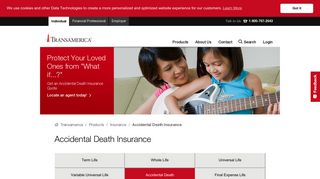Accidental Death Insurance | Transamerica