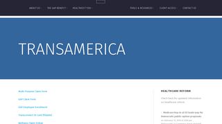 Transamerica | The Benefits Department