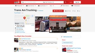 Trans Am Trucking - Truck Rental - 15910 S Hwy 169, Olathe, KS ...