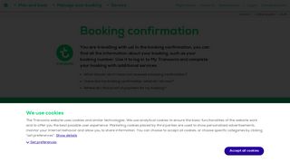 Booking Confirmation - Transavia
