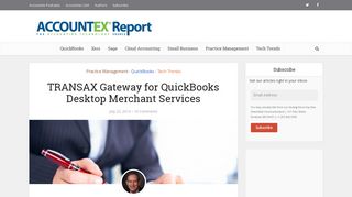 TRANSAX Gateway for QuickBooks Desktop Merchant Services ...