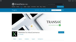 TRANSAX For WooCommerce | WordPress.org