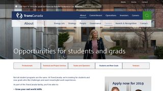 TransCanada — Careers — Students and New Grads