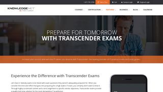 Transcender Exams | KnowledgeNet IT Certification Training Courses