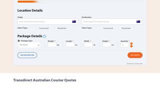 Couriers, Freight & Shipping Services in Australia | Get ... - Transdirect