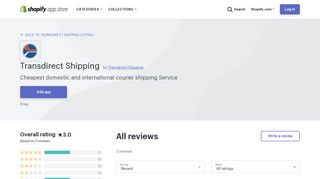 Transdirect Shipping App Reviews - Transdirect Shipping Feedback ...