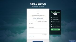 Transfer Big Files for Free - Email or Send Large Files to Friends