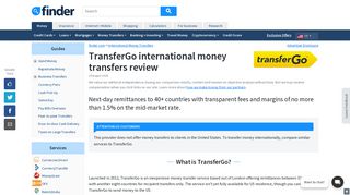 TransferGo international transfers review January 2019 | finder.com