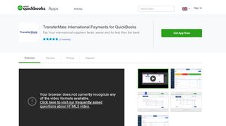 TransferMate International Payments for QuickBooks | QuickBooks ...