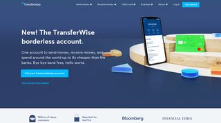 Bye bye bank fees, hello world. - TransferWise