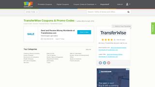 TransferWise Coupons, Promo Codes February, 2019 - Coupons.com
