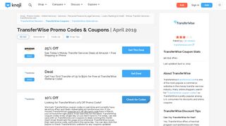 50% Off TransferWise Promo Code (+7 Top Offers) Feb 19 — Knoji