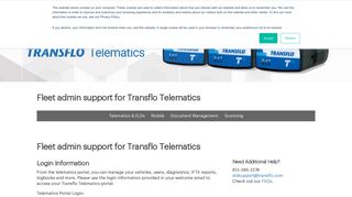 Fleet admin support for Transflo Telematics | Transflo - Fleet Solutions ...