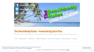 The Transform 30 Challenge | The Beachbody Rules - Powered by ...