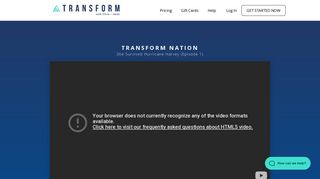 Transform Nation - The TRANSFORM App